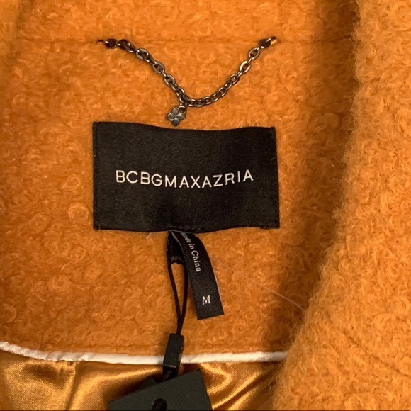 BCBGMAXAZRIA: MARIGOLD BUTTON OVERSIZED PEACOAT - Picture 4 of 12